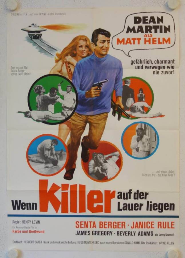 The Ambushers original release german movie poster